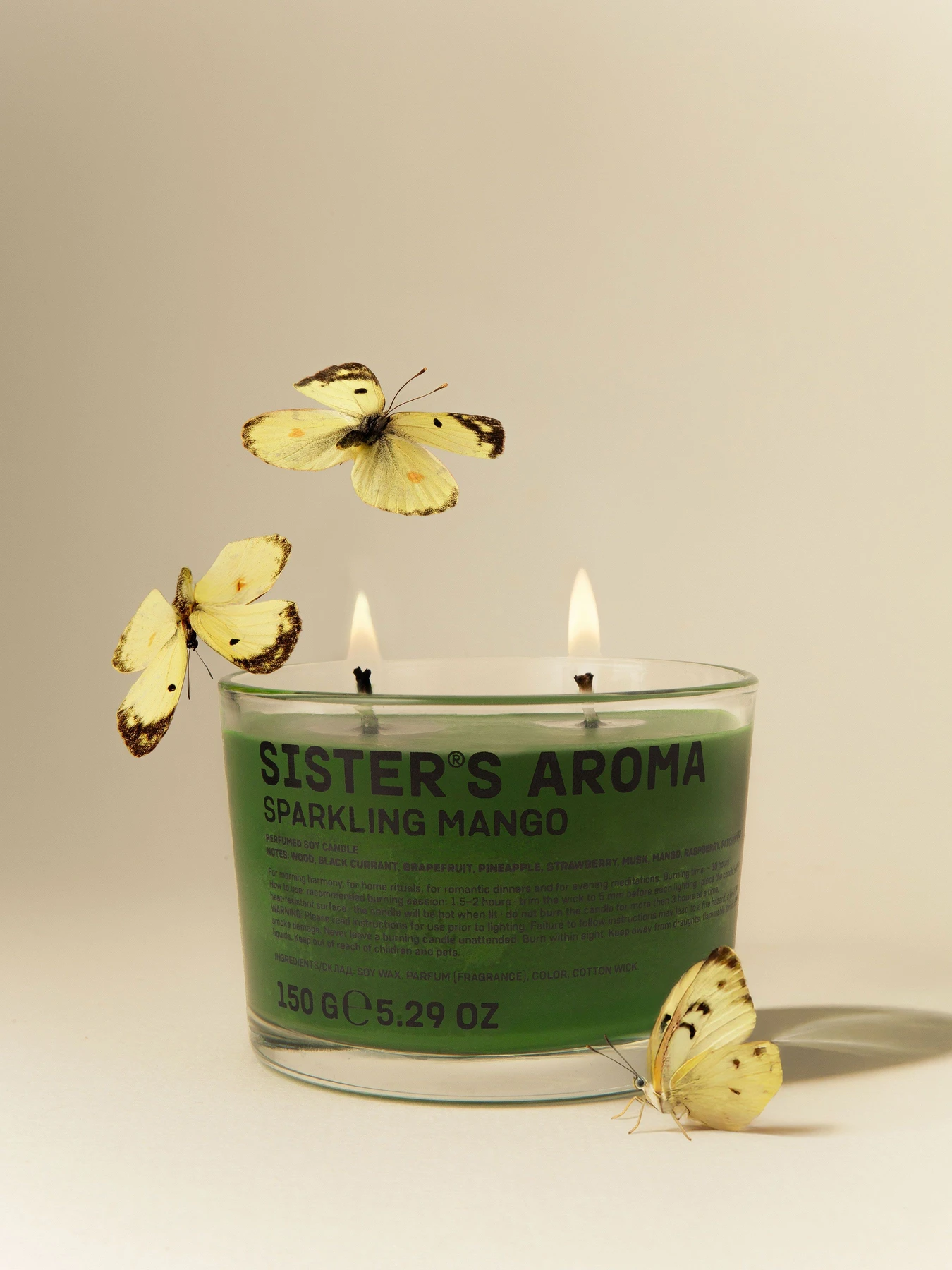 Ароматическая свеча Sparkling Mango Sister’s Aroma модель 4820227785421 Ароматическая свеча Sparkling Mango Sister’s Aroma модель 4820227785421 Фото