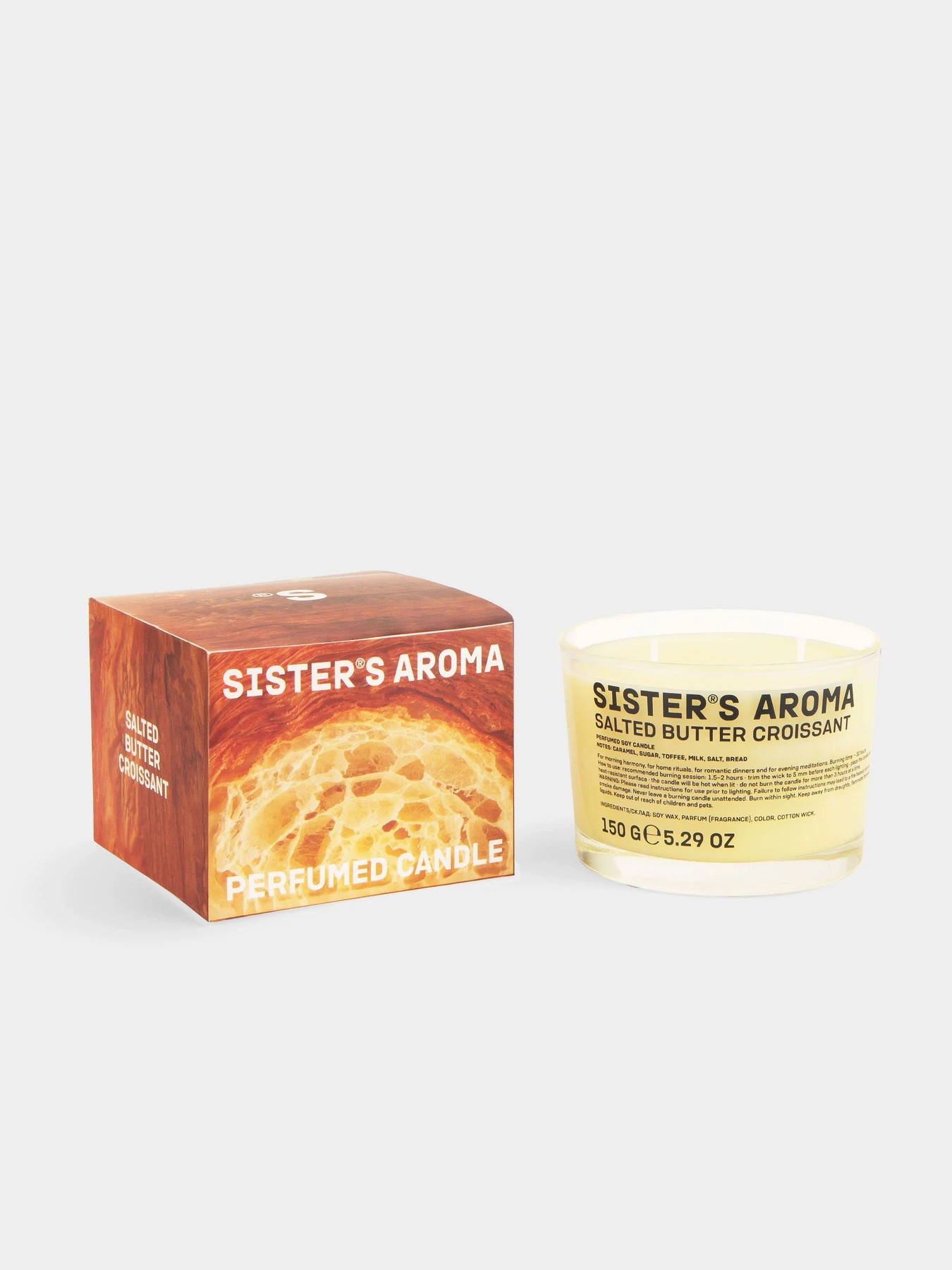 Ароматическая свеча Salted butter croissant Sister’s Aroma модель 4820227785438 Ароматическая свеча Salted butter croissant Sister’s Aroma модель 4820227785438 Фото