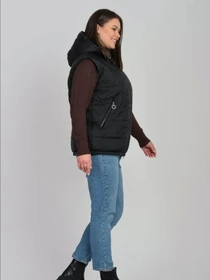 Куртки и дубленки UVENTUM модель LR-10-vest-BLC Фото