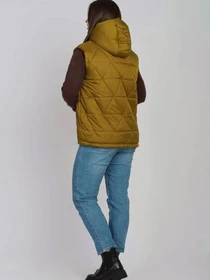Куртки и дубленки UVENTUM модель LR-10-vest-mustard Фото