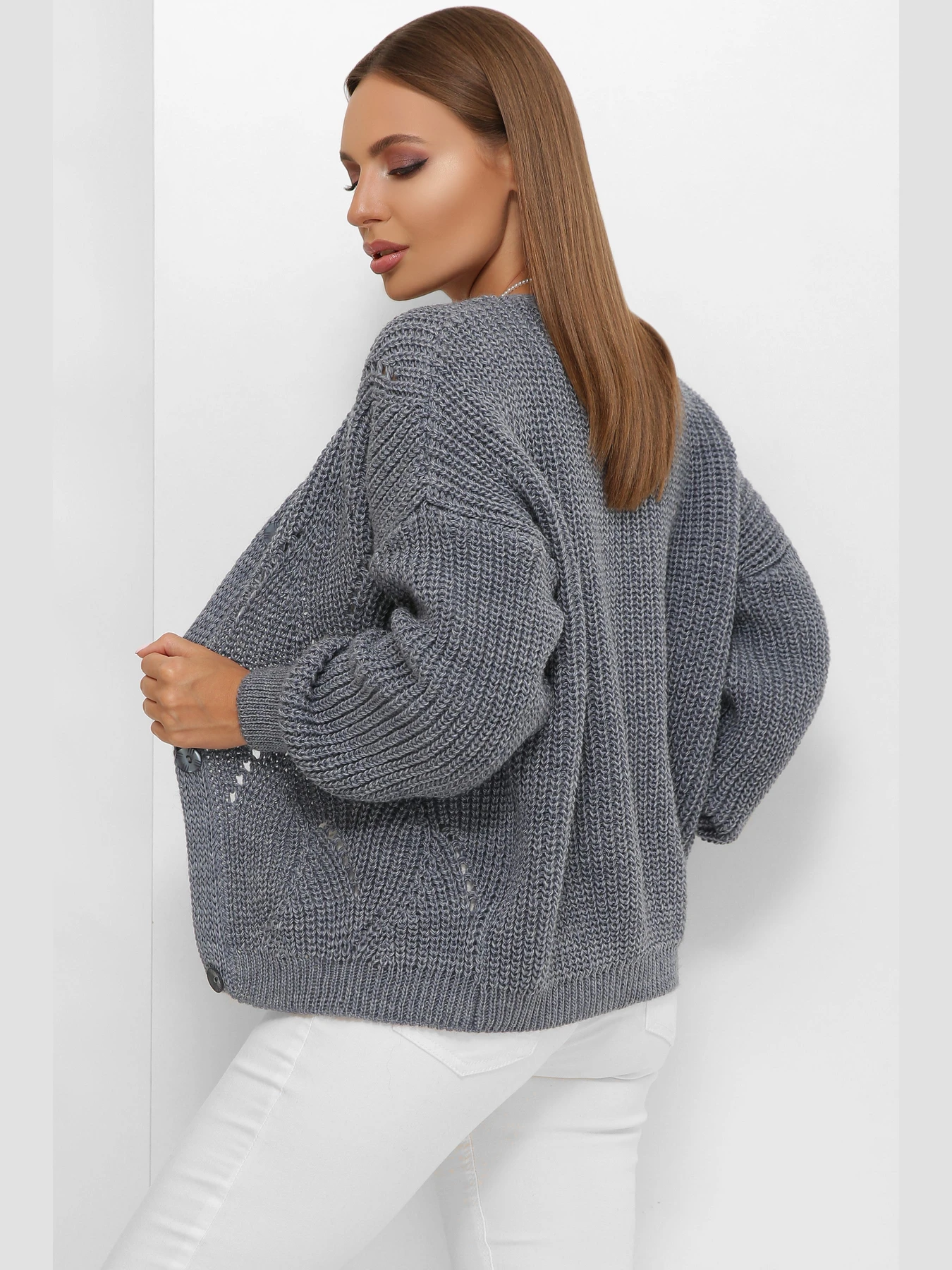 Свитры и кардиганы MarSe модель marse-kofta-197-svetlj-dzhins Фото