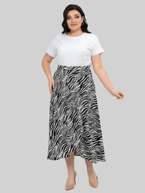 Спідниці All Posa модель ap102470p-zebra Фото