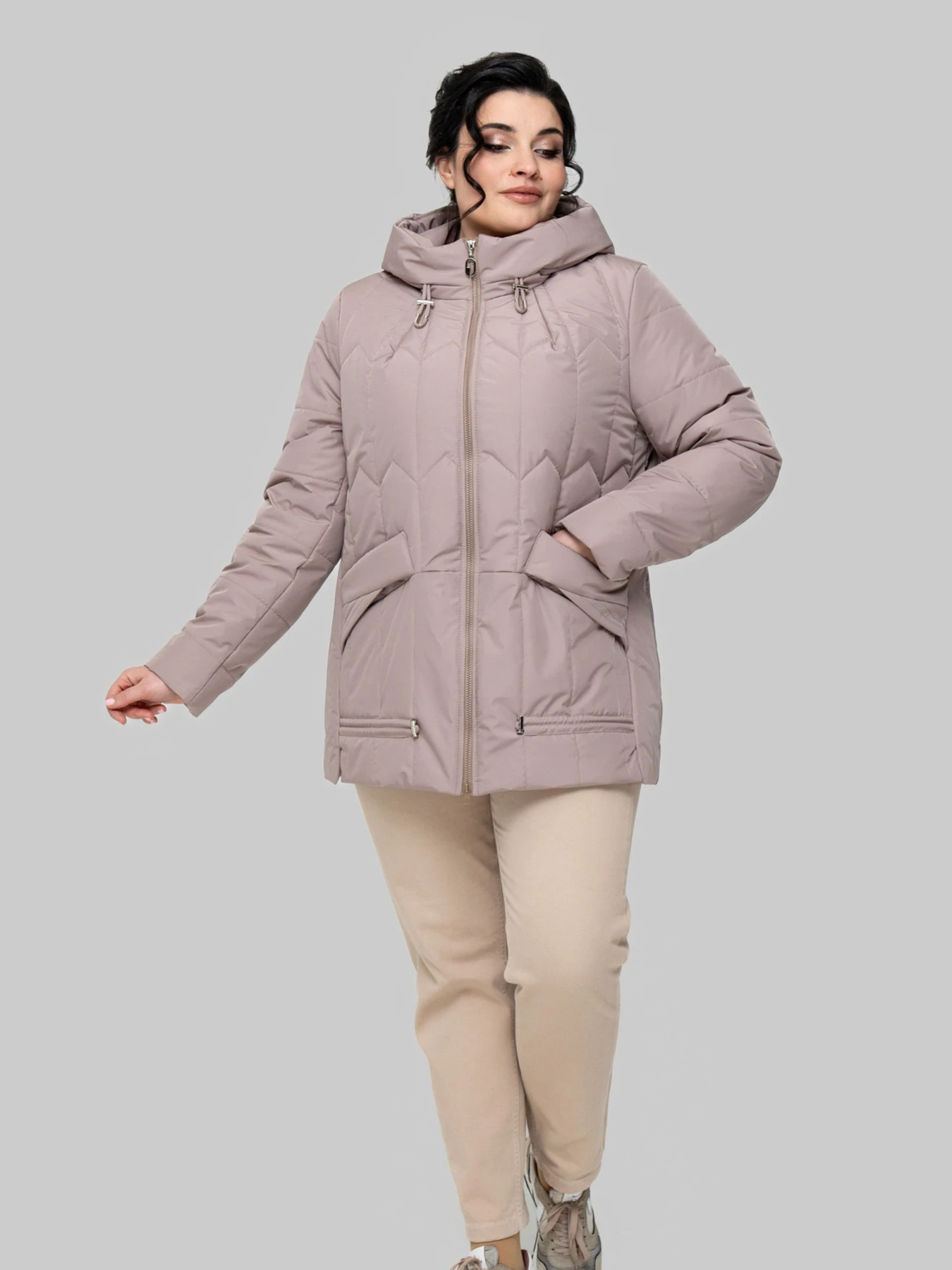 Куртки и дубленки All Posa модель ap102309p-dimchasta-troqnda Фото