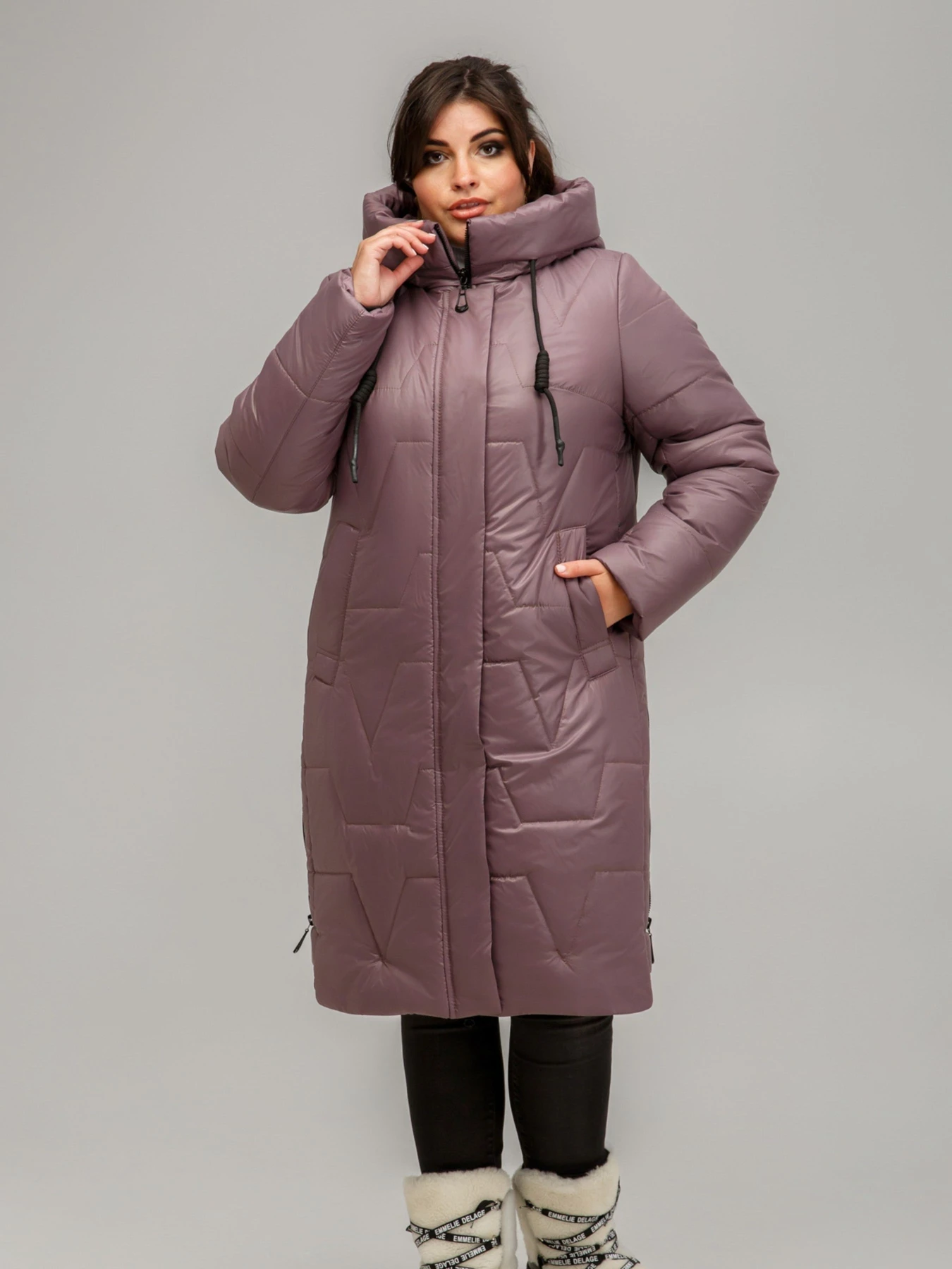 Куртки та дублянки All Posa модель ap101551p-dimchasta-troqnda Фото