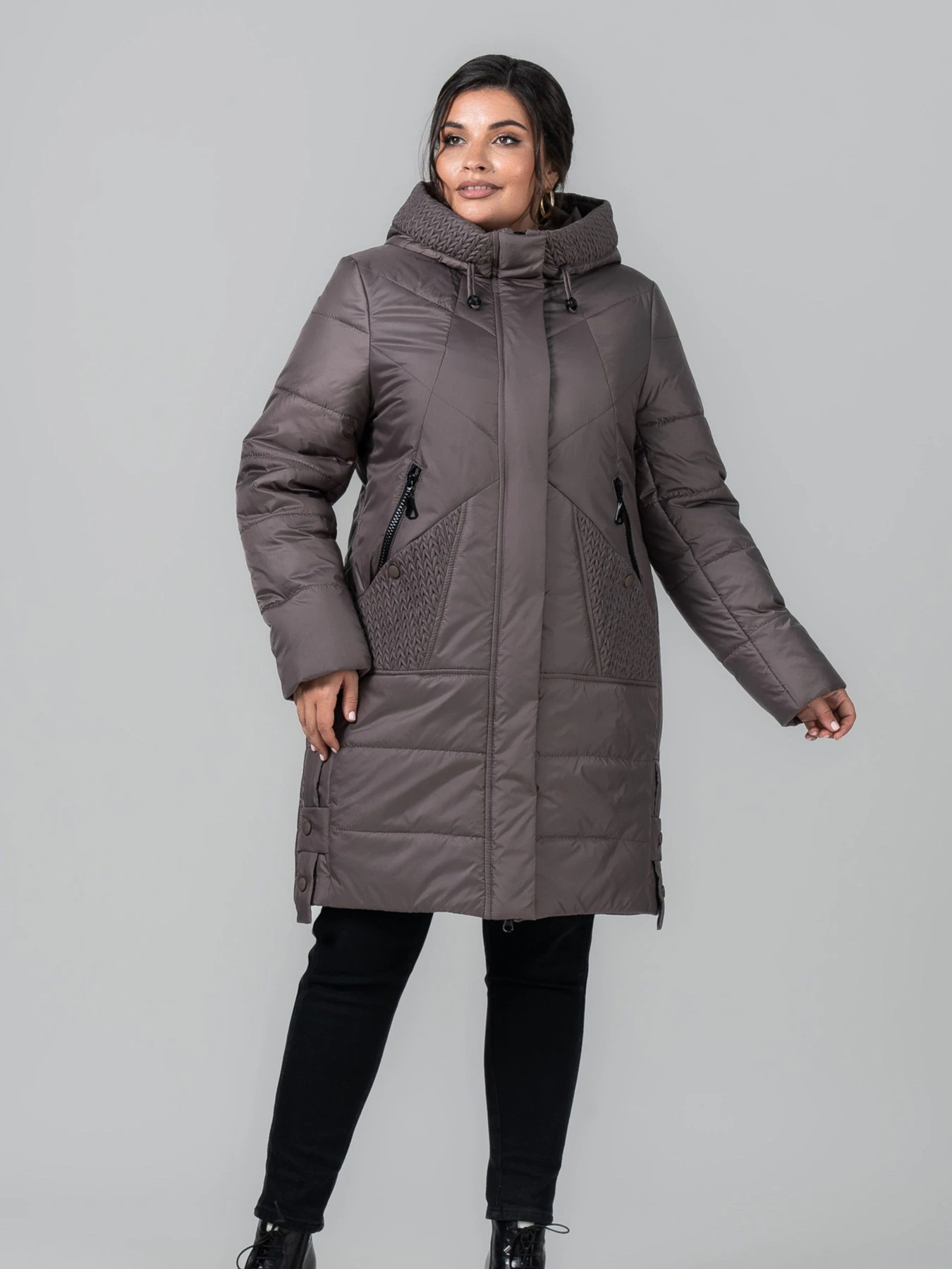 Куртки та дублянки All Posa модель ap102099p-dimchasta-troqnda Фото