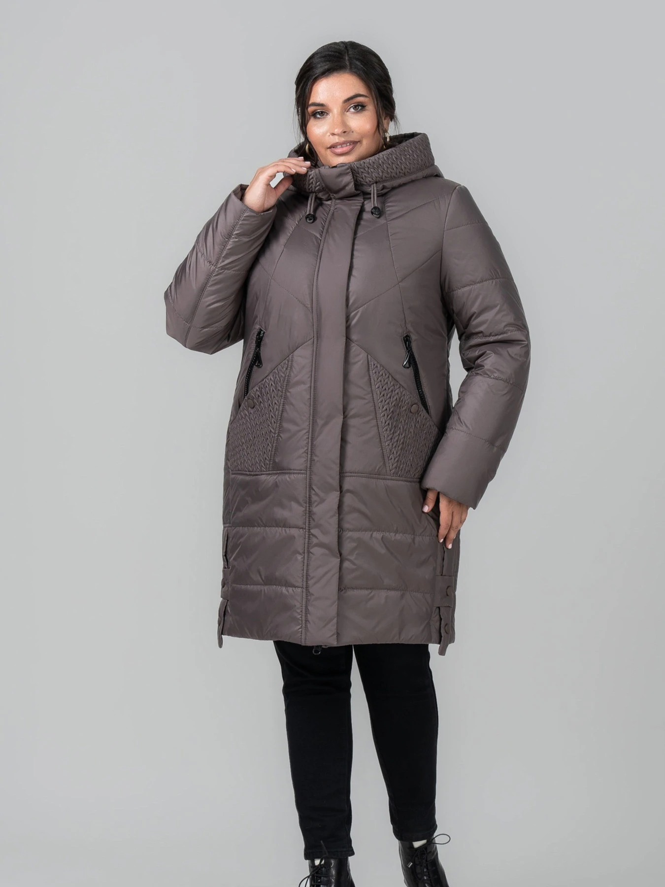 Куртки та дублянки All Posa модель ap102099p-dimchasta-troqnda Фото