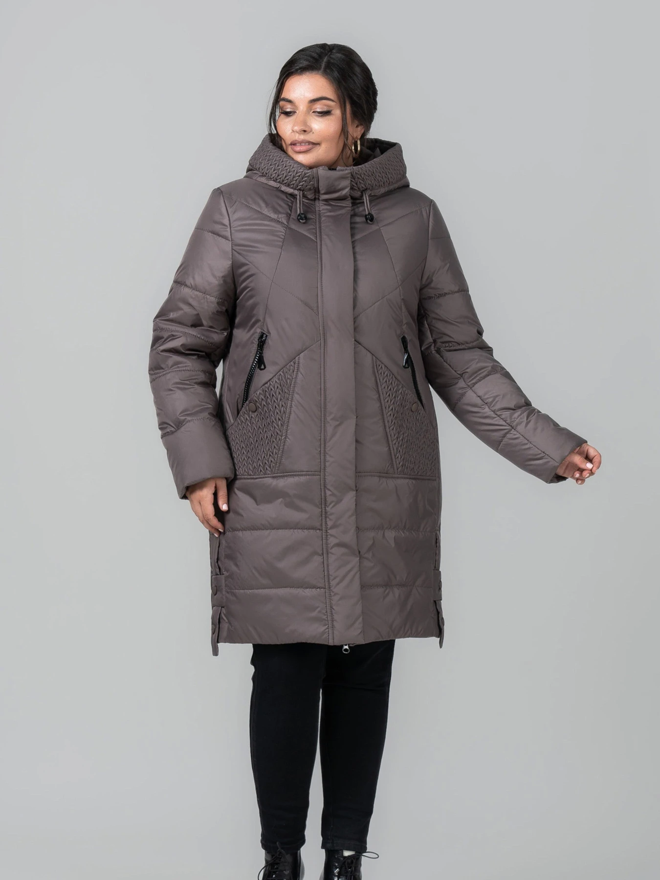 Куртки та дублянки All Posa модель ap102099p-dimchasta-troqnda Фото