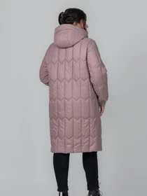 Куртки та дублянки All Posa модель ap102096p-dimchasta-troqnda-kremovij Фото