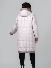 Куртки та дублянки All Posa модель ap102096p-dimchasta-troqnda-kremovij Фото