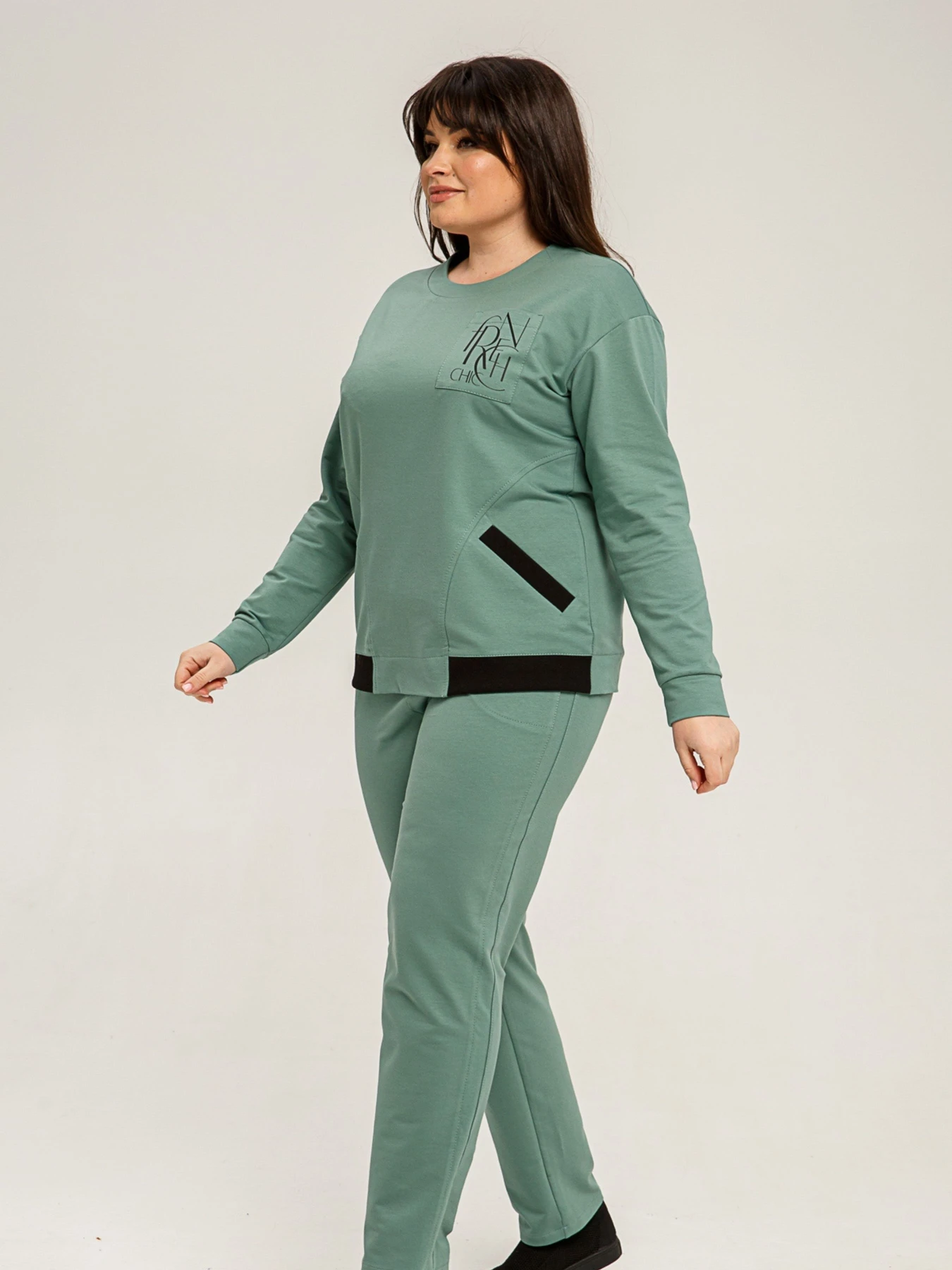 Костюмы All Posa Комплект (кофта+штани) модель ap101452p-olivka Костюмы All Posa Комплект (кофта+штани) модель ap101452p-olivka Фото