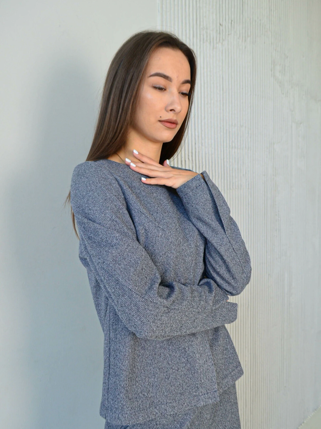 Сорочки RiMari модель 0923-srij-dzhins Фото
