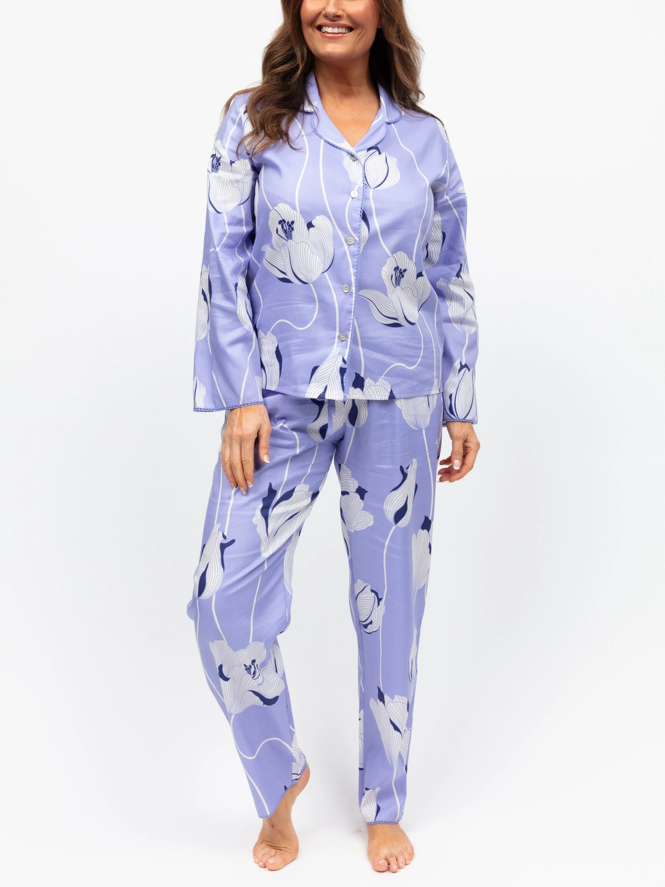 Одежда для дома и сна NORA ROSE Angelina модель 2207LIL Одежда для дома и сна NORA ROSE Angelina модель 2207LIL Фото