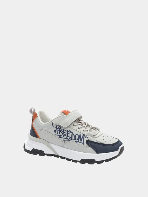 Кросівки Crosby модель Ан-257206/01-02W-beige/navy Фото