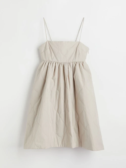 Платья H&M модель 1041228arl_Серо-бежевый Фото