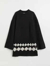 Платья H&M модель 1041549wer_Черно-белый Фото
