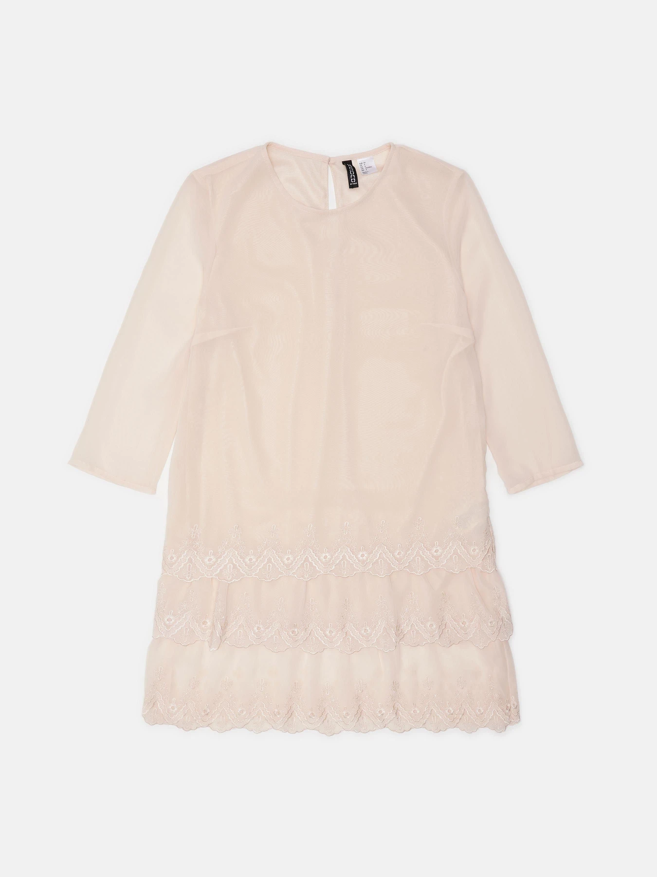 Платья H&M модель 1634087abr_Пудровый Фото