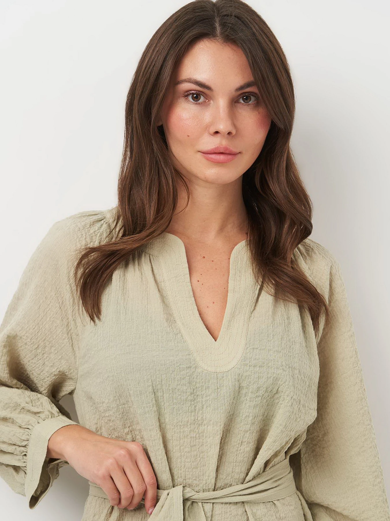 Платья H&M модель 2002252wer_Фисташковый Фото