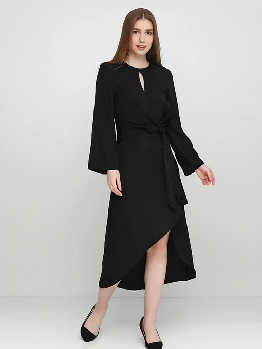 Платья H&M модель 2F718227_черный с принтом Фото