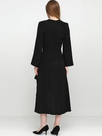Платья H&M модель 2F718227_черный с принтом Фото