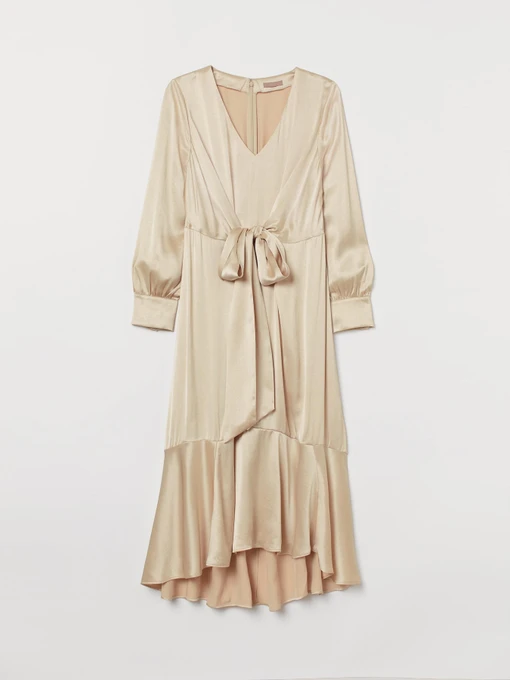 Платья H&M модель 3546227wer_Светло-бежевый Фото