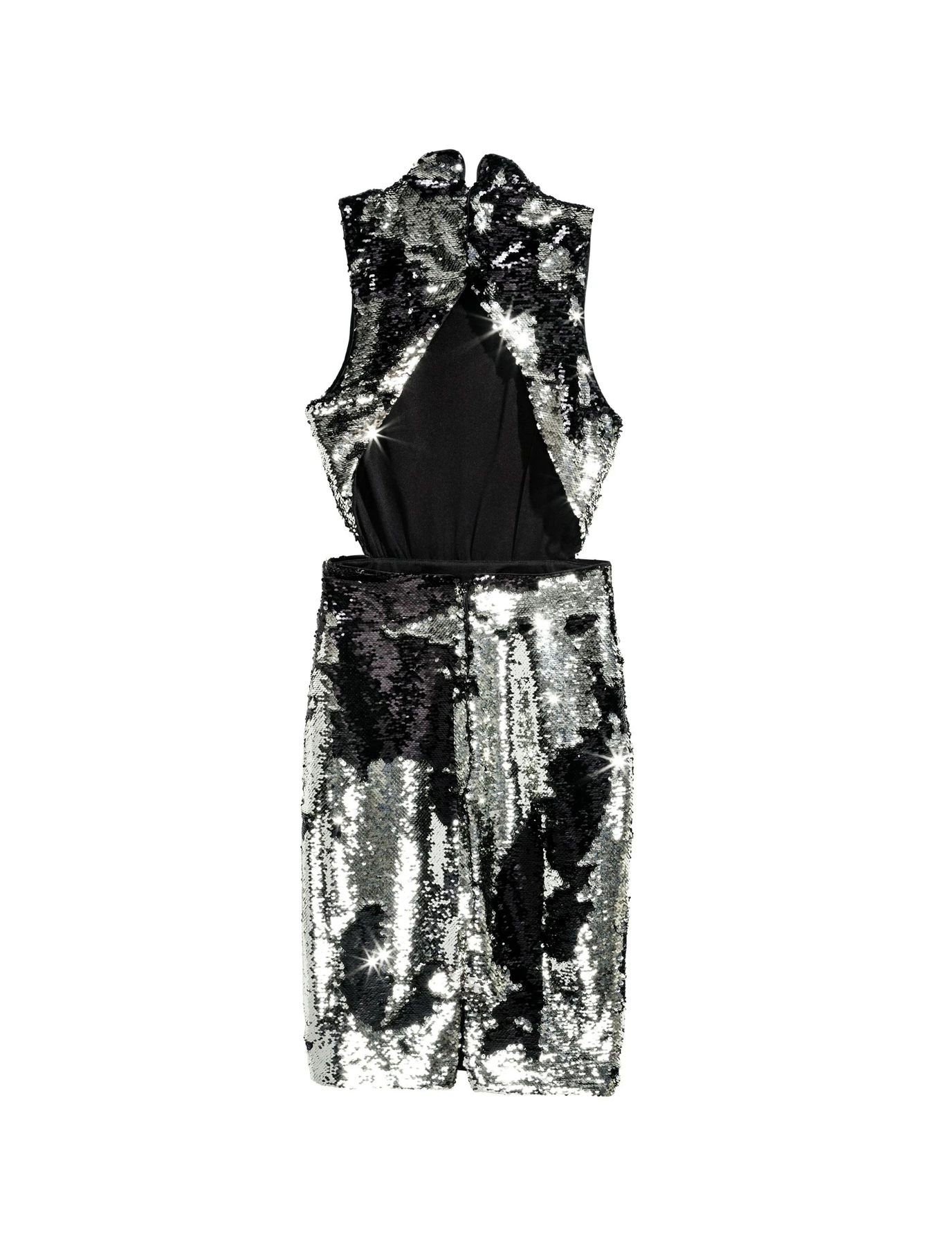 Платья H&M модель 4496574dm_серебристый черный Фото