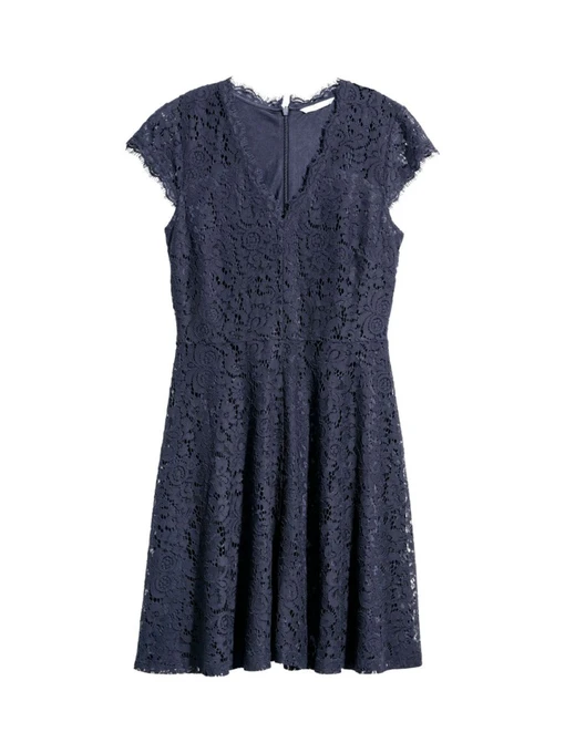 Платья H&M модель 5236427abr_Темно-синий Фото