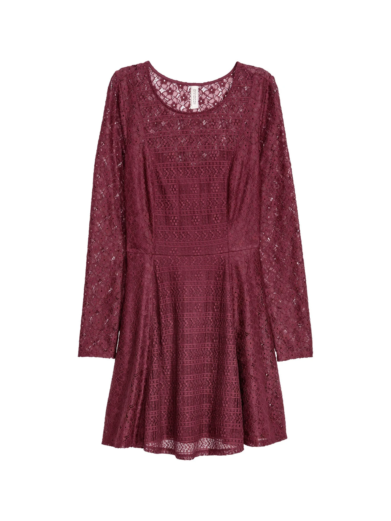 Платья H&M модель 5800557log_Бордовый Фото