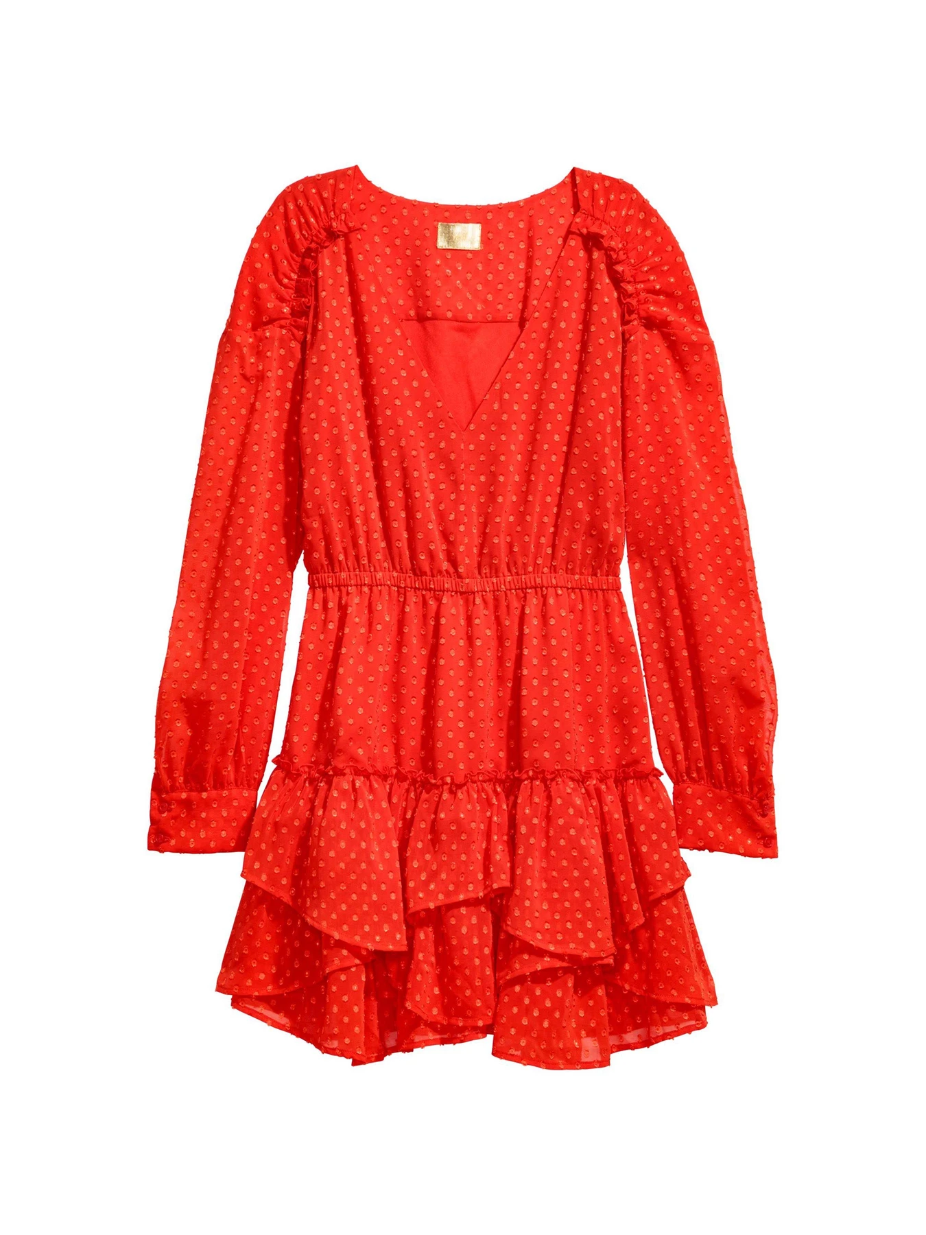 Платья H&M модель 6014687dlog_Ярко-красный Фото