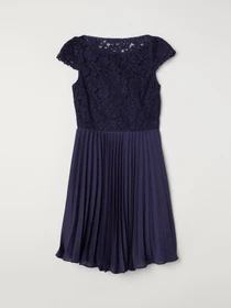Платья H&M модель 6068147log_Темно-синий Фото