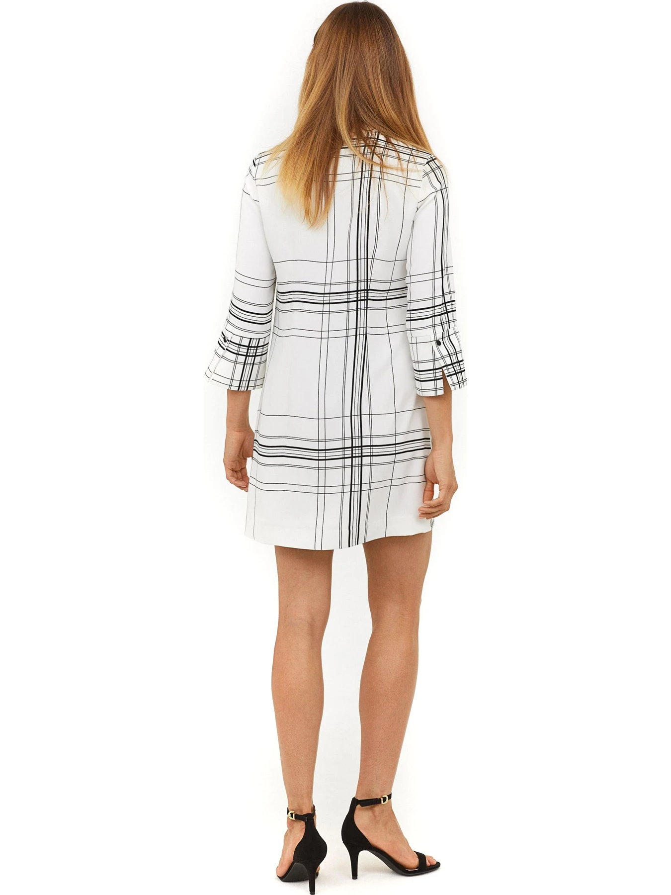 Платья H&M модель 6257738RP2_белый в клетку Фото