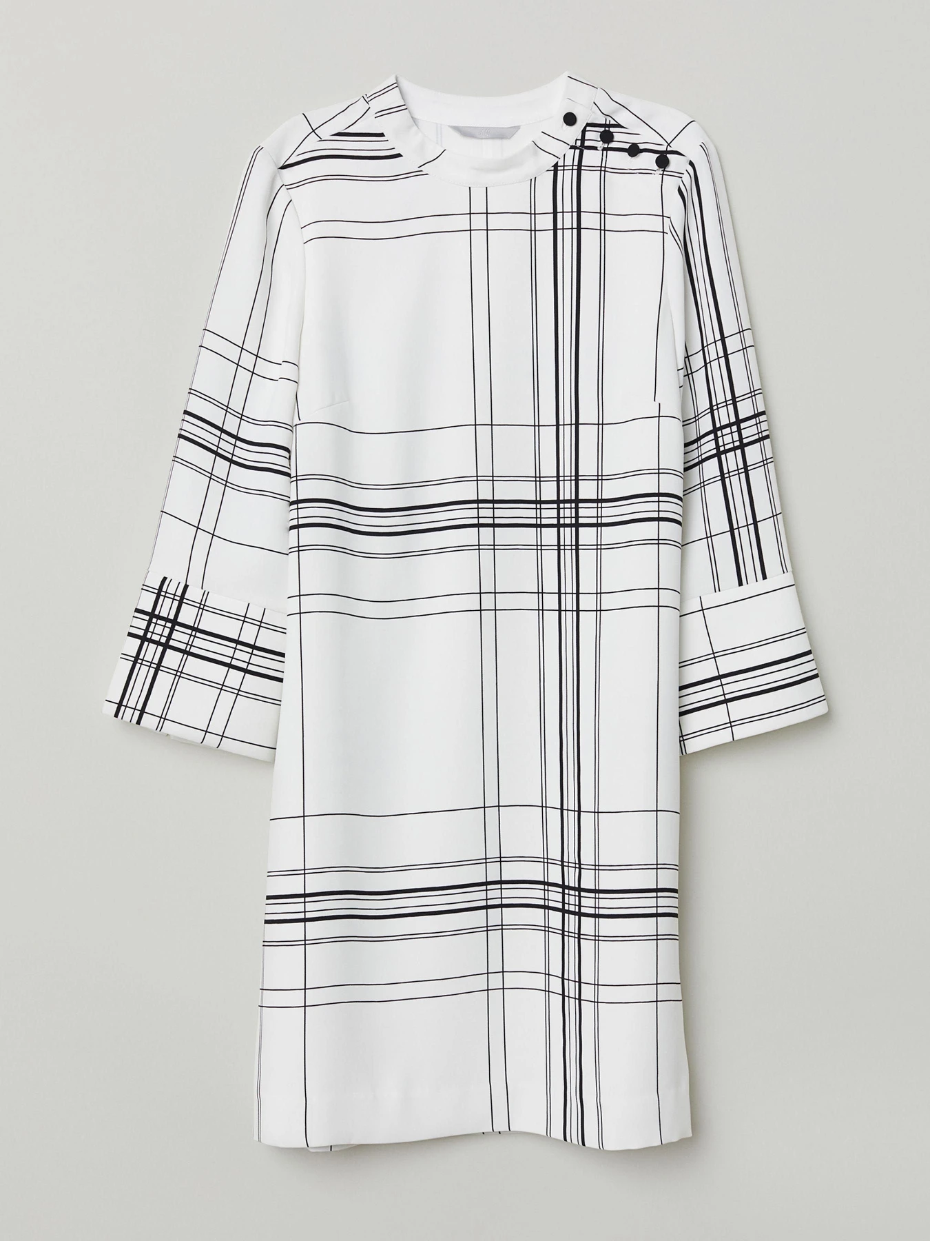 Платья H&M модель 6257738RP2_белый в клетку Фото
