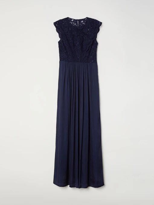 Платья H&M модель 6303397sm_Темно-синий Фото
