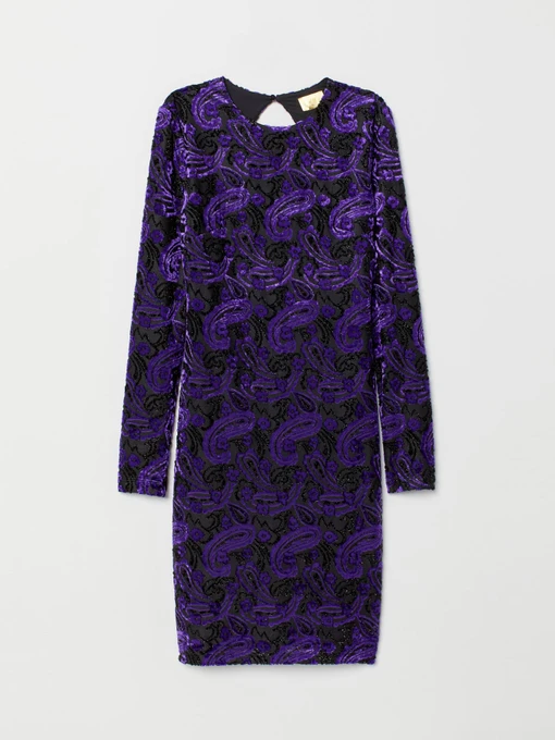 Платья H&M модель 6890738log_Фиолетовый Фото