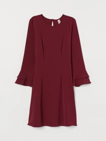 Платья H&M модель 6901930dm_Бордовый Фото