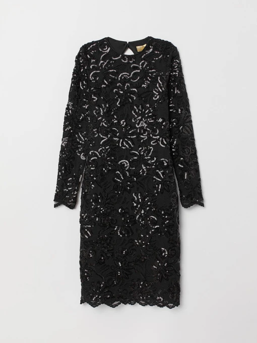 Платья H&M модель 6915488dlog_Черный Фото