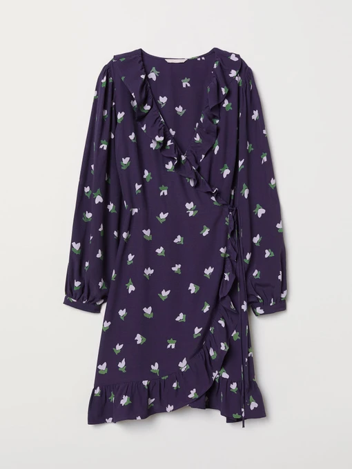 Платья H&M модель 7007918bar_Темно-синий Фото