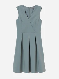 Платья H&M модель 7071001wer_Серо-зеленый Фото