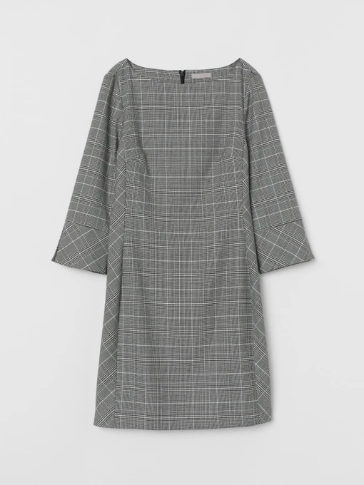 Платья H&M модель 7247730bar_Черно-белый Фото