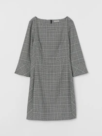 Платья H&M модель 7247730bar_Черно-белый Фото
