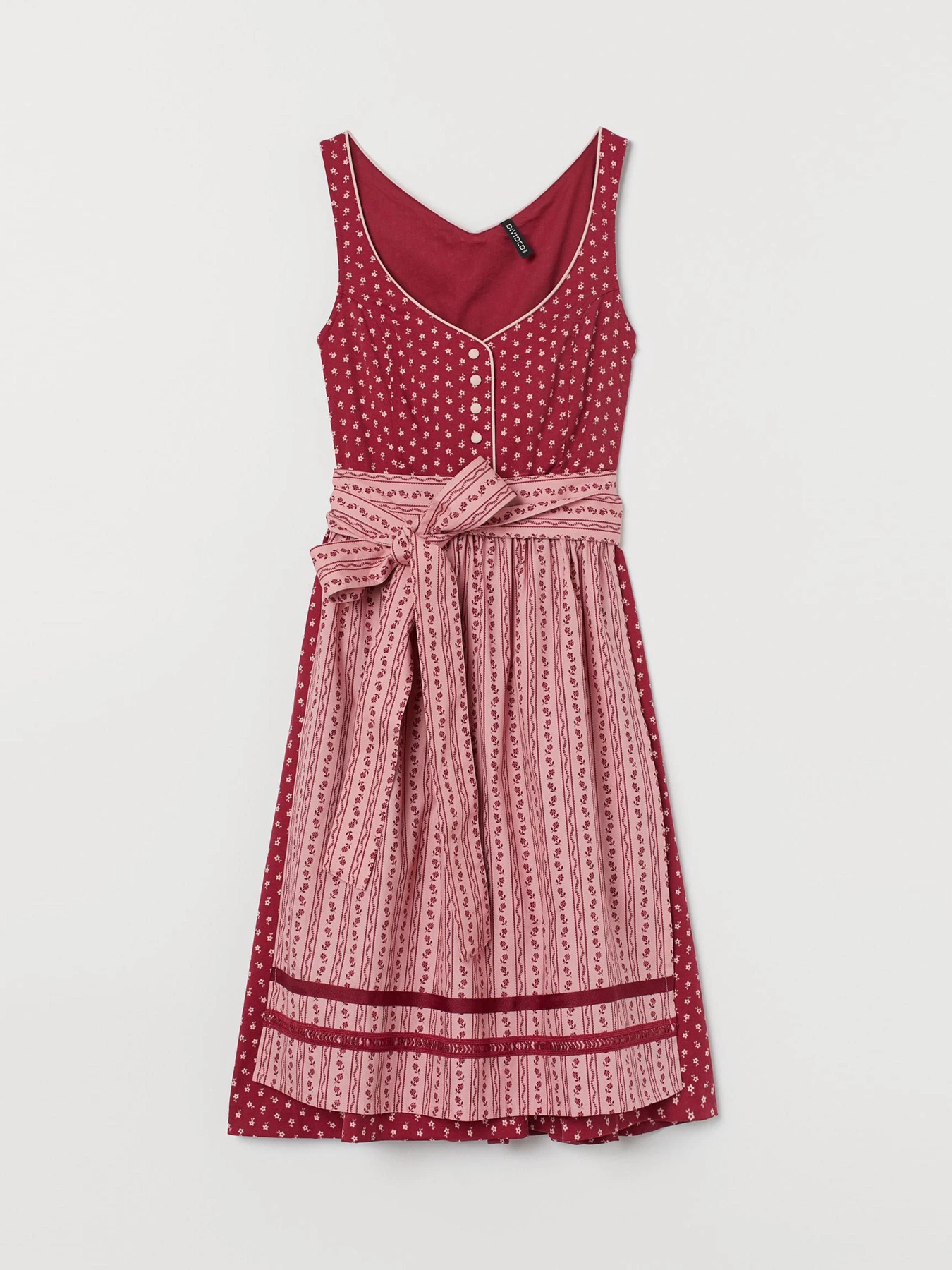 Платья H&M модель 7404650ral_Бордово-розовый Фото
