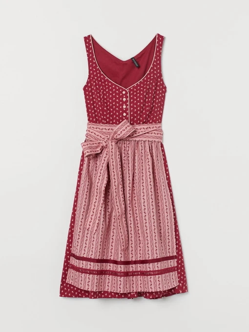 Платья H&M модель 7404650ral_Бордово-розовый Фото