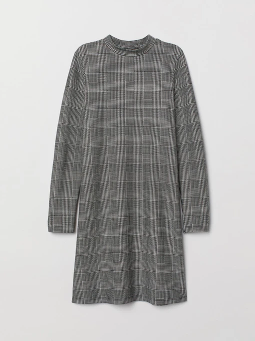 Платья H&M модель 7509618log_Черно-белый Фото