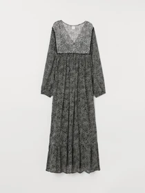 Платья H&M модель 7842740sm_черно-белый цветы Фото