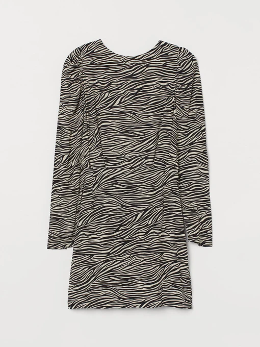Платья H&M модель 8062430sm_кремово-черный зебра Фото