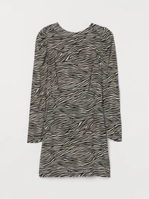 Платья H&M модель 8062430sm_кремово-черный зебра Фото