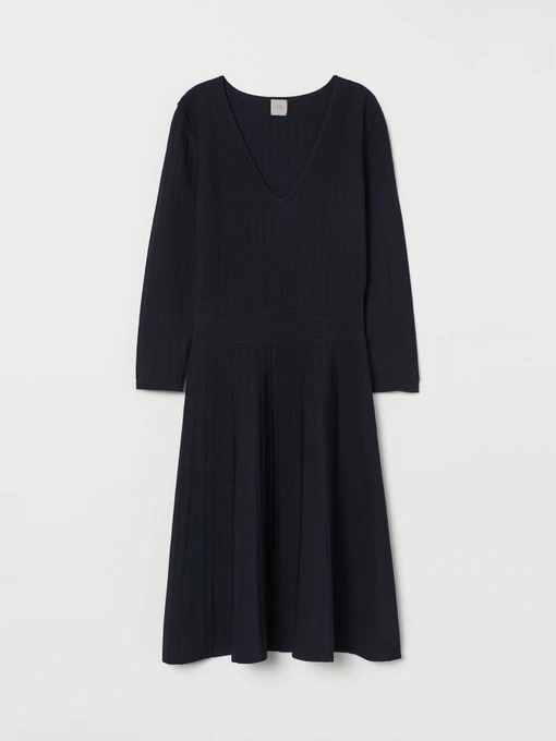 Платья H&M модель 8274822sm_Темно-синий Фото
