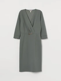 Платья H&M модель 8282681RP6_серо-зеленый Фото