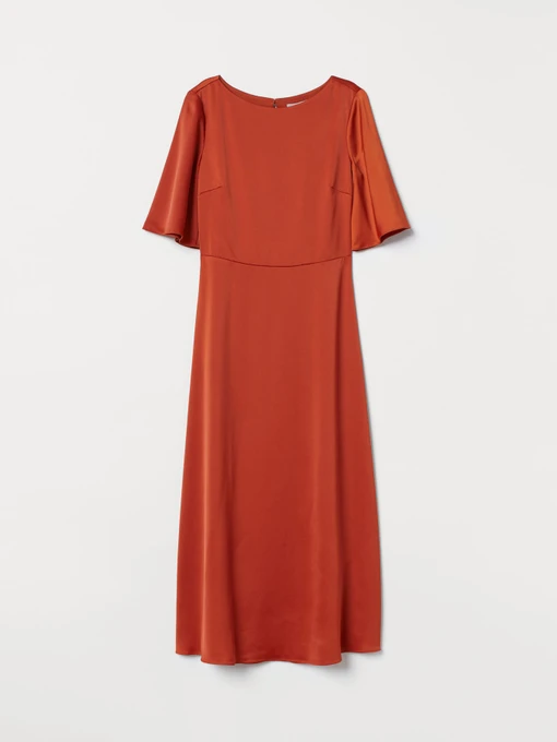 Платья H&M модель 8357681wer_Оранжевый Фото