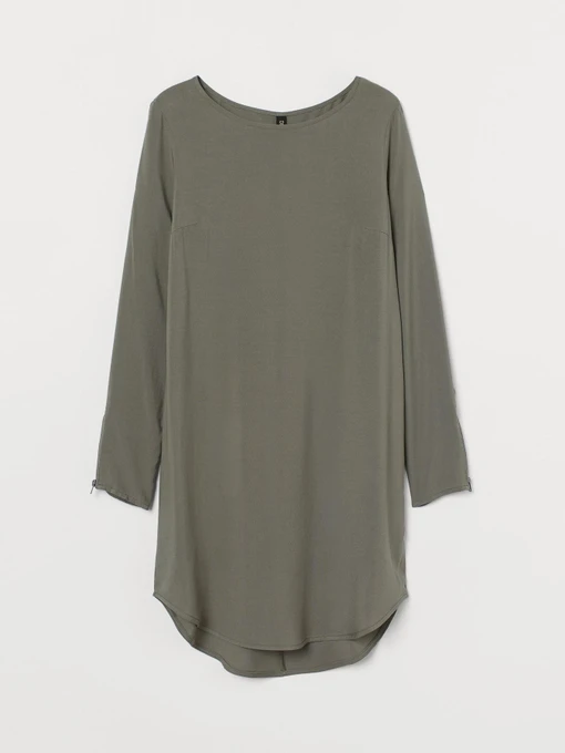 Платья H&M модель 8456101wer_Хаки Фото