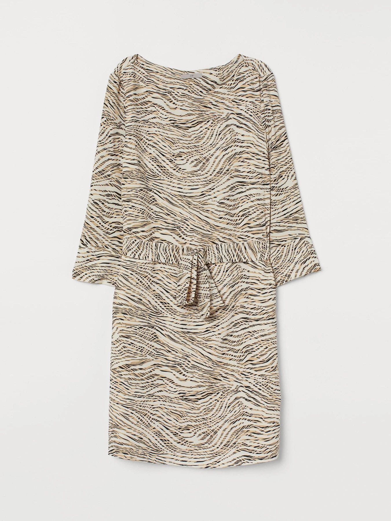 Платья H&M модель 8465811wer_Бежево-черный Фото